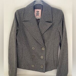 Juicy Couture Charcoal Pea Coat